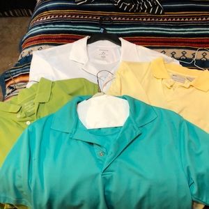 Men’s short sleeve polo (four)